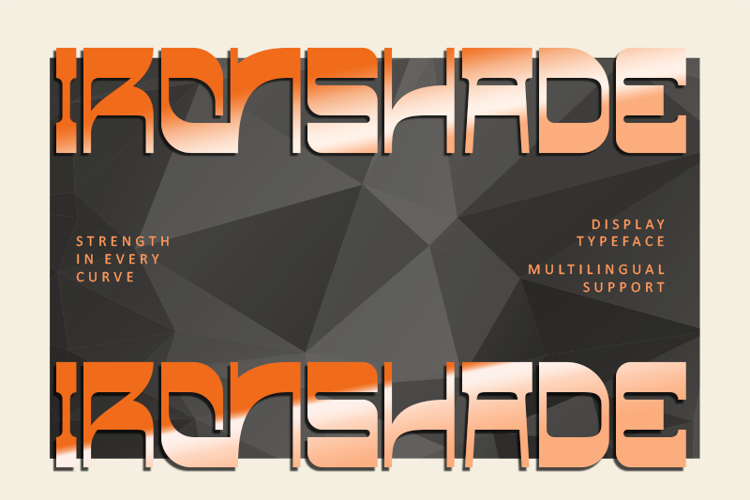 Preview of Ironshade Font
