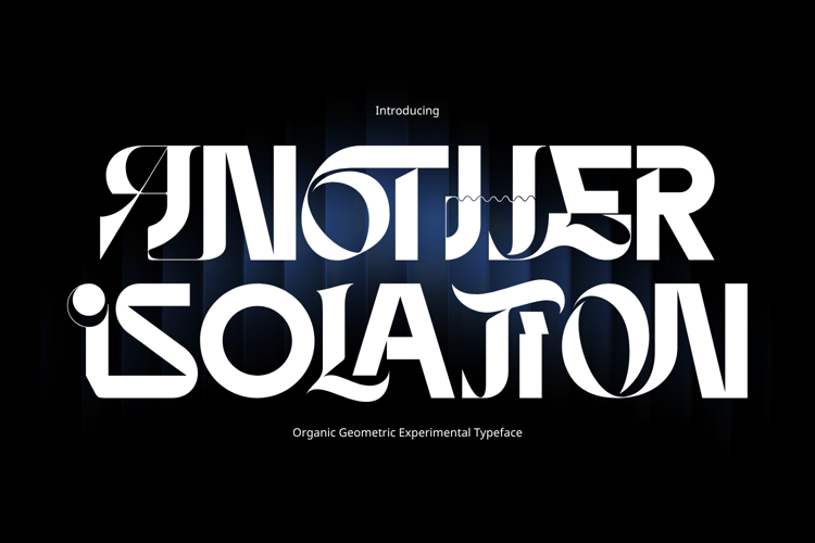 Preview of Another Isolation Font