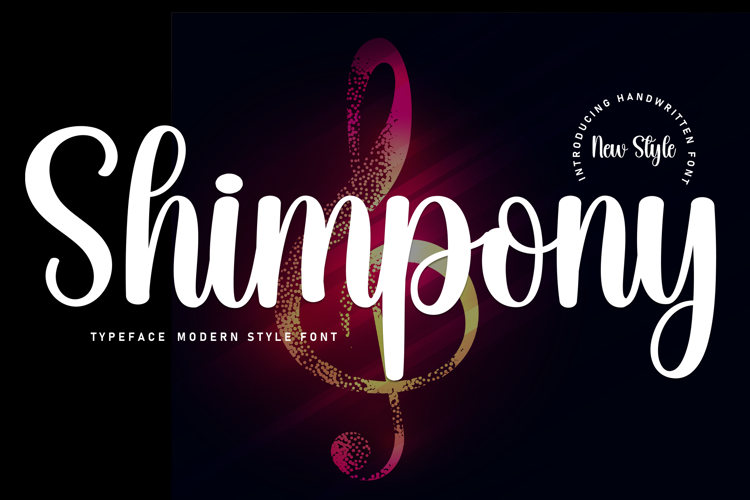 Preview of Shimpony Font