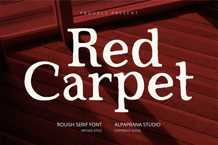 Preview of Red Carpet Font