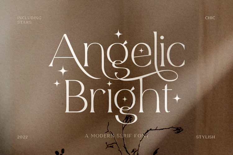 Preview of Angelic Bright Font