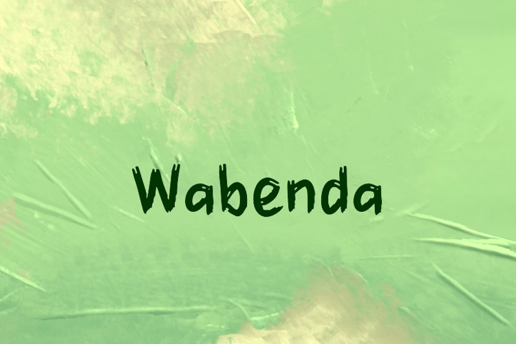 Preview of w Wabenda Font