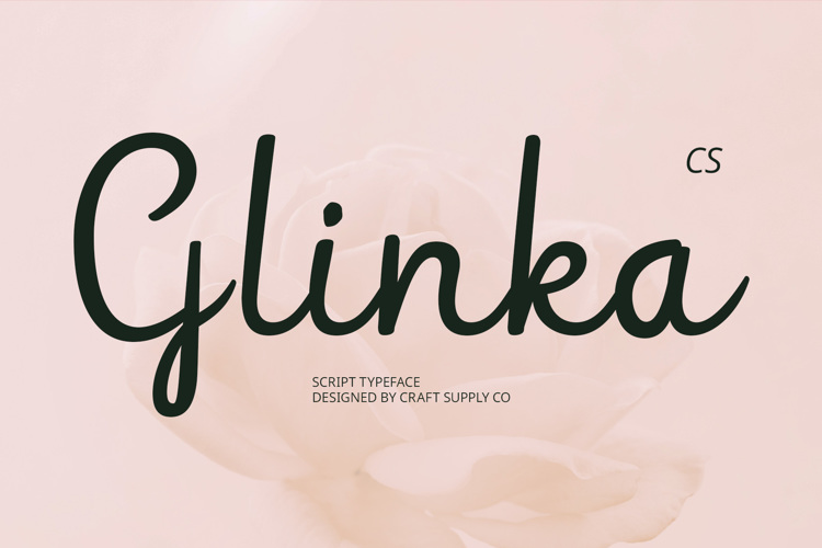 Preview of CS Glinka Font