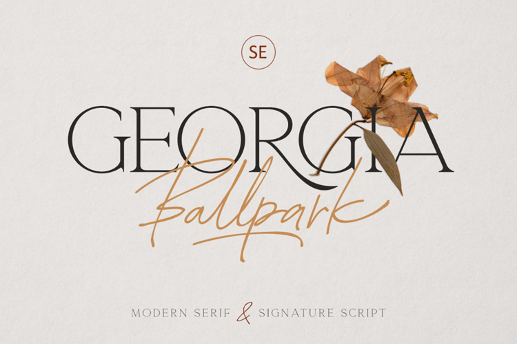 Georgia Ballpark Script Font