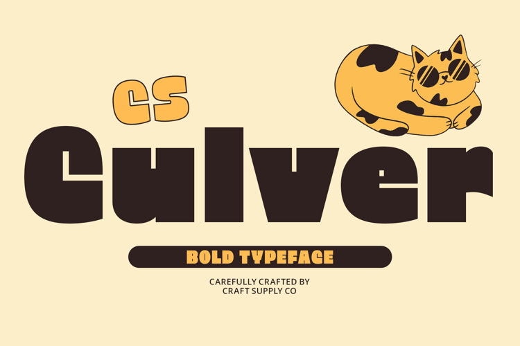 Preview of CS Culver Font