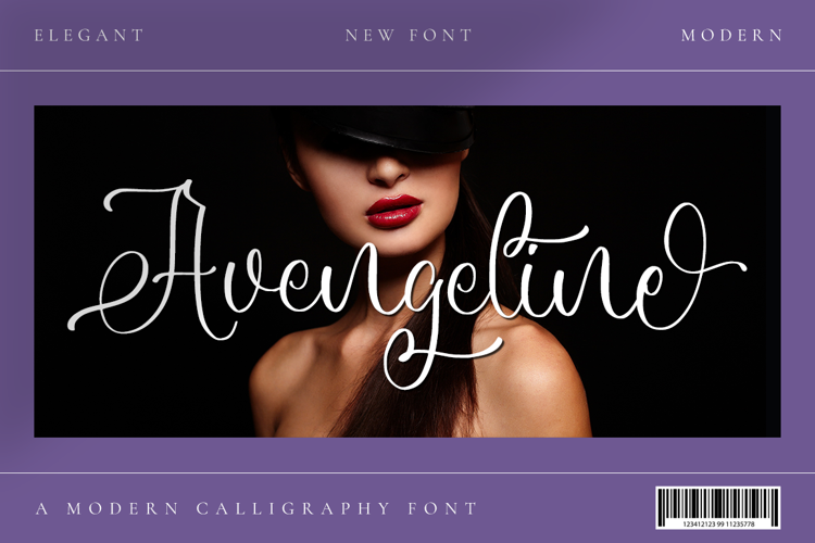 Preview of Avengeline Font