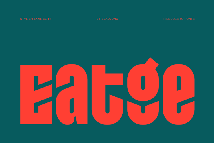 Preview of Etgea Font