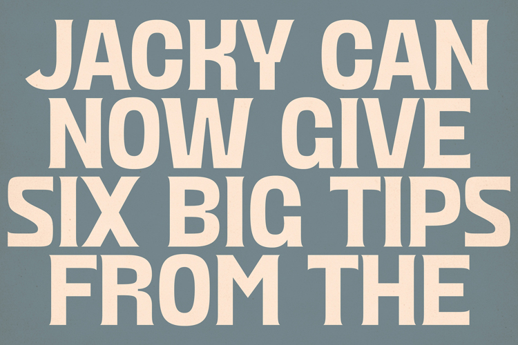 Preview of Riotman Font