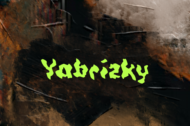 Preview of y  Yabrizky Font