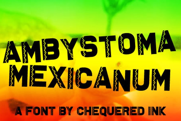 Ambystoma Mexicanum Font