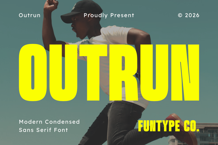 Preview of Outrun Font