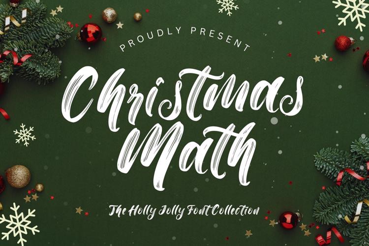 Christmas Math Font