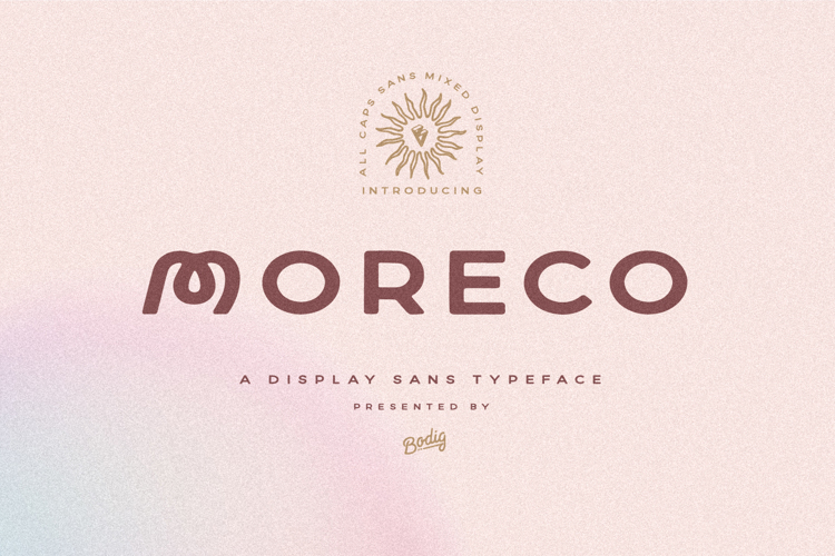 Preview of Moreco Font