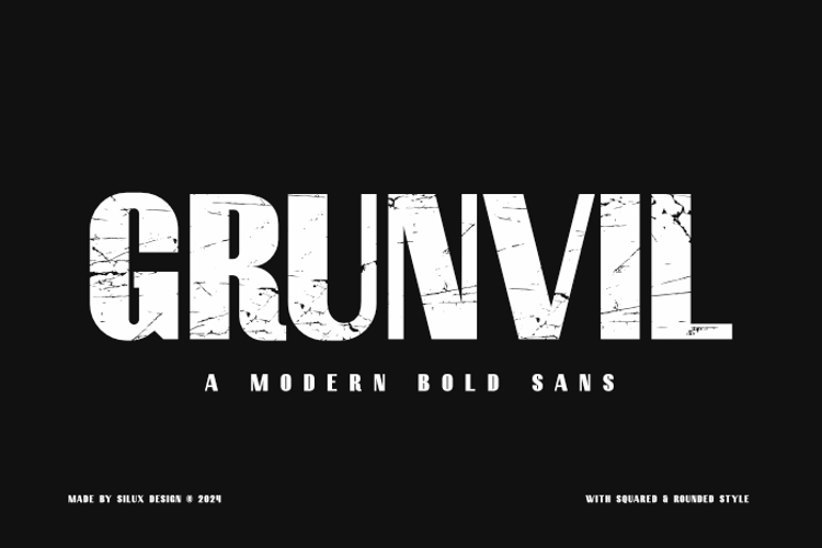 Preview of Grunvil Font