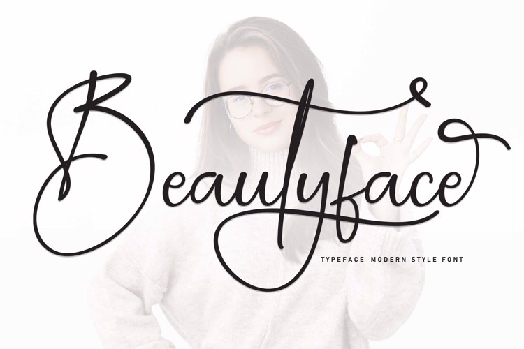 Preview of Beautyface Font