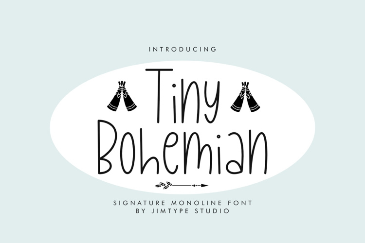 Tiny Bohemian Font