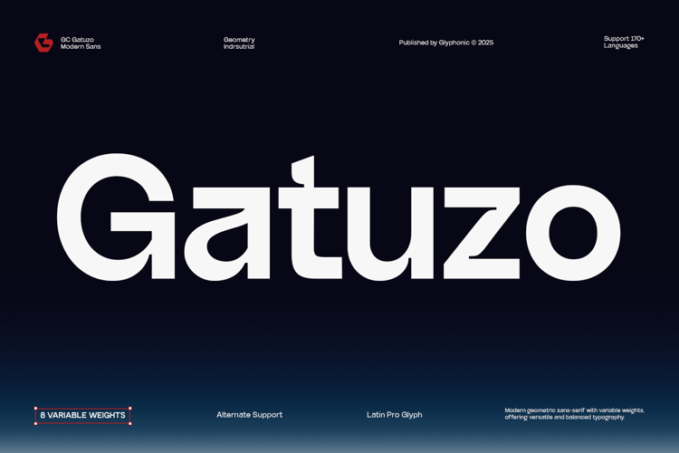 Preview of GC Gatuzo Font