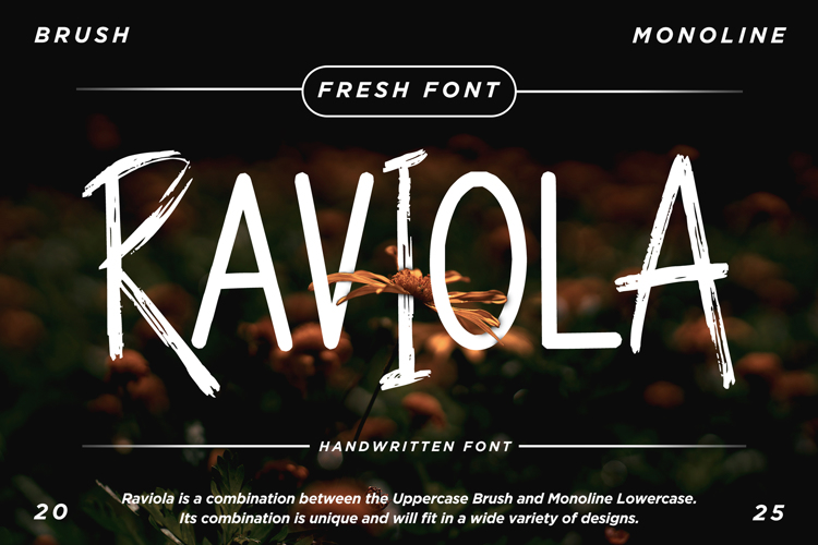 Preview of Raviola Font