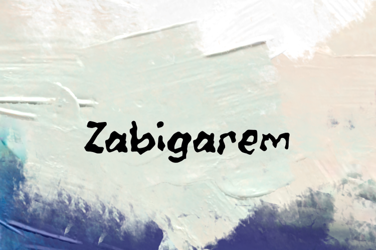 Preview of z  Zabigarem Font