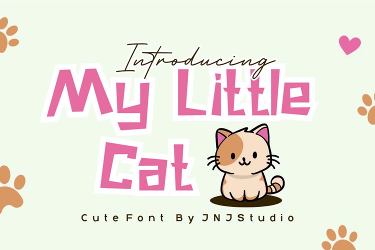 My Little Cat Font