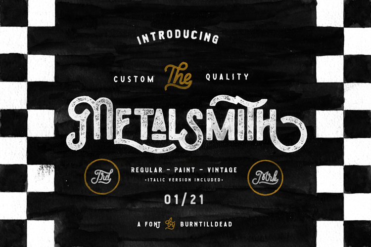 Metalsmith Font