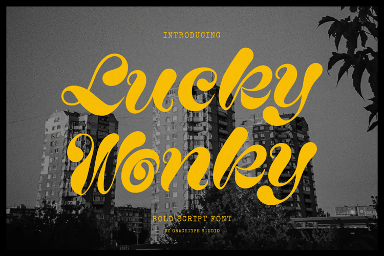 Preview of Lucky Wonky Font