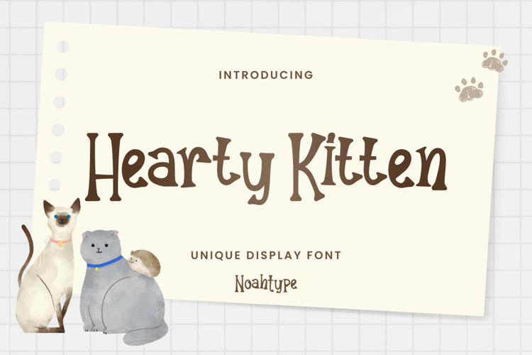 Hearty Kitten Font