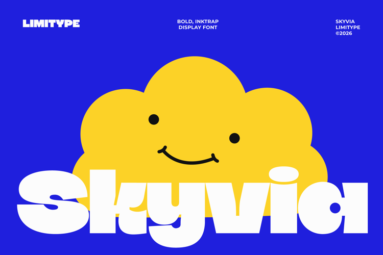 Preview of Skyvia - Bold Inktrap Font