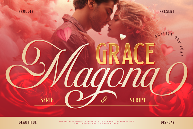 Preview of Grace Magona Font