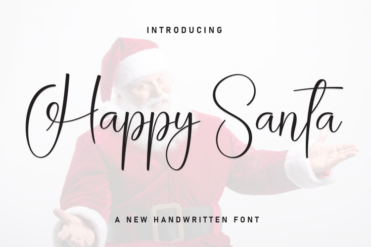 Preview of Happy Santa Font