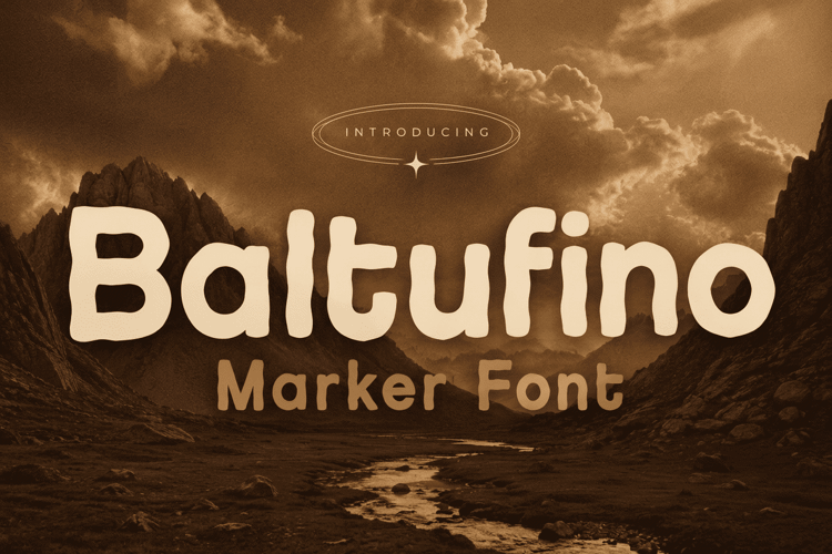 Preview of Baltufino Demo Font