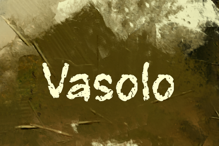 Preview of v Vasolo Font