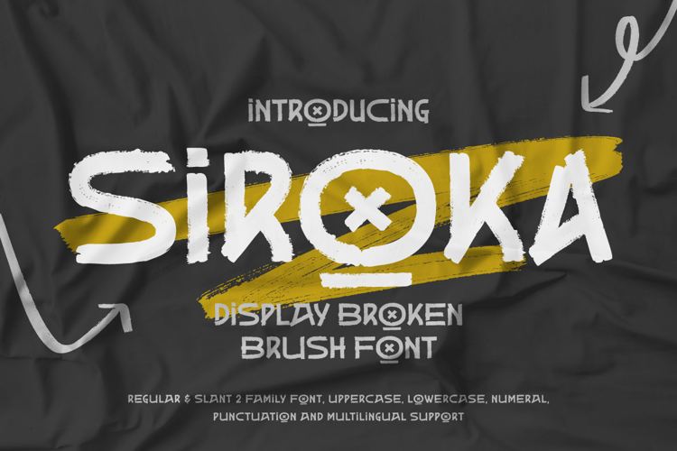 Preview of SIROKA Font