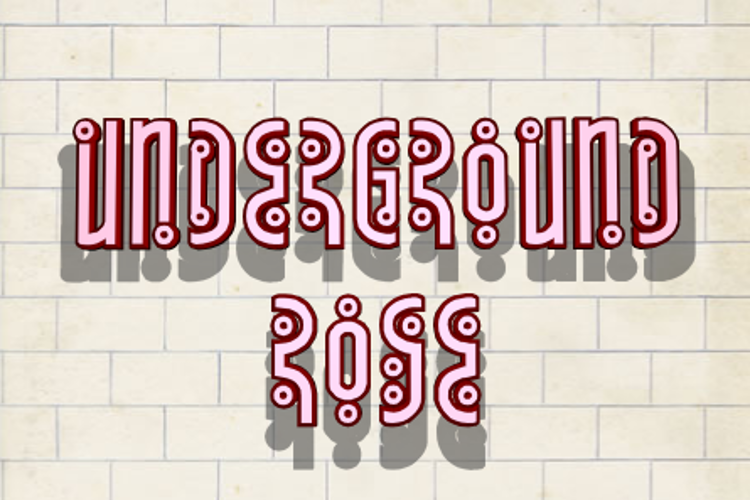 Underground Rose Font