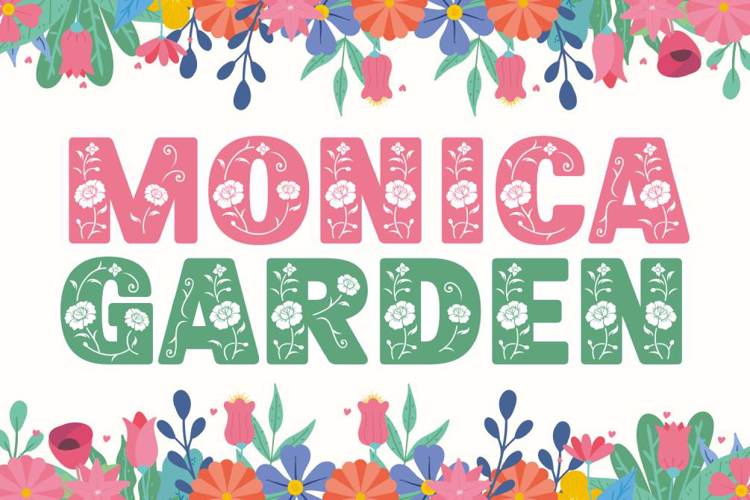 Monica Garden Font