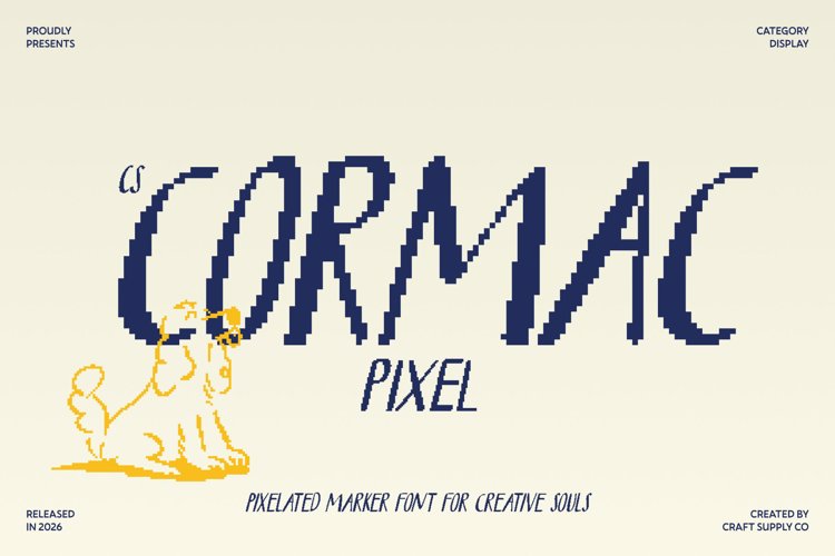 Preview of CS Cormac Pixel Font