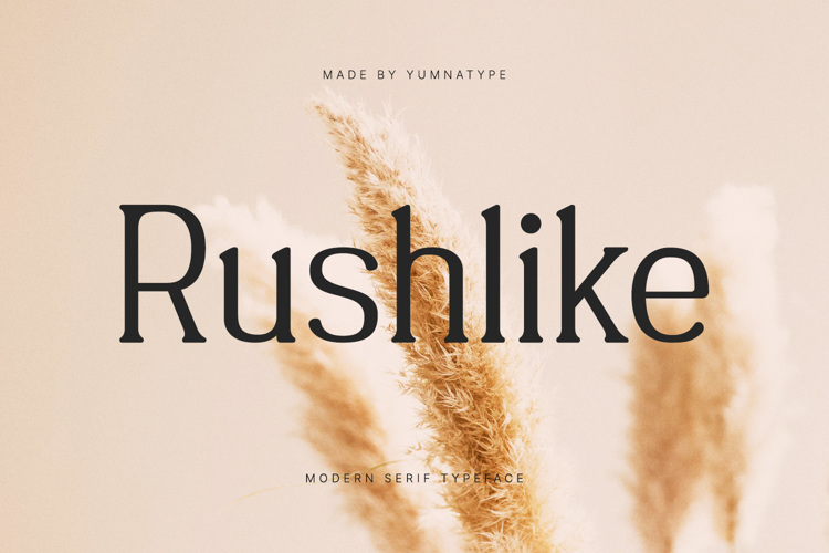 Rushlike Font