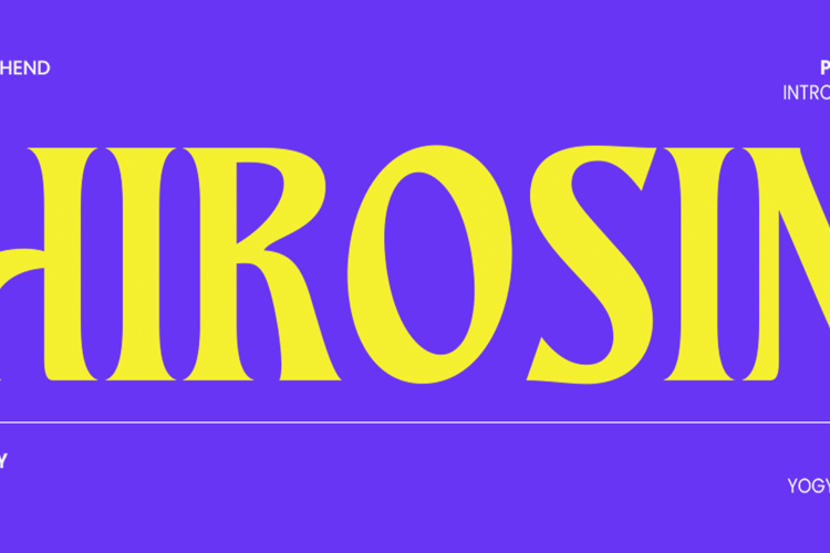 Hirosin Font