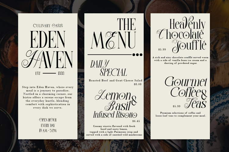 Preview of Last Royal Font