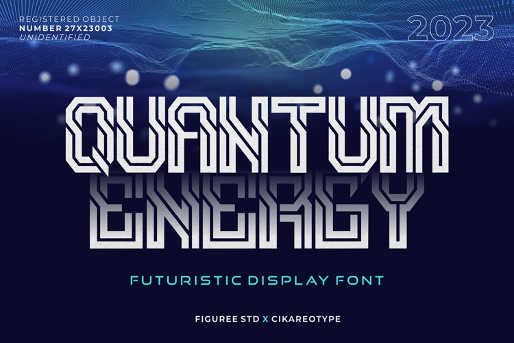 Preview of Quantum Energy Font