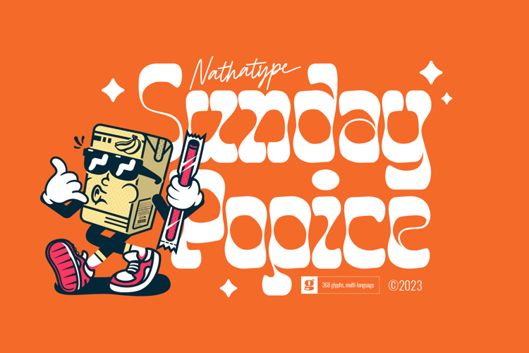 Sunday Popice Solid Personal Us Font