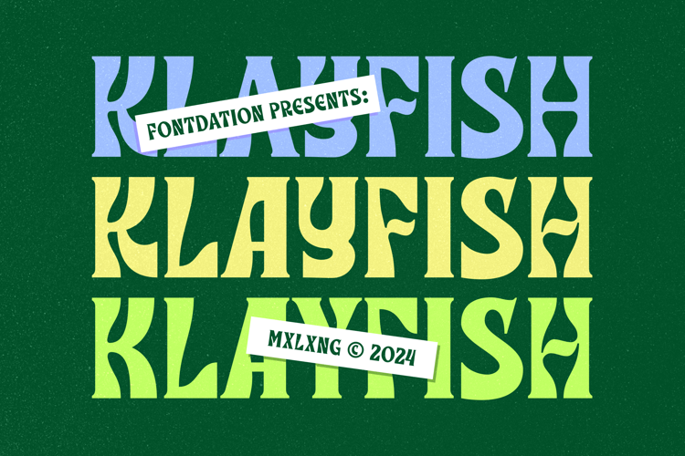 Klayfish Font