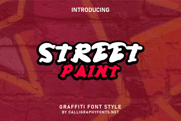 Street Paint Font
