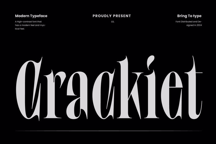 Crackiet Font