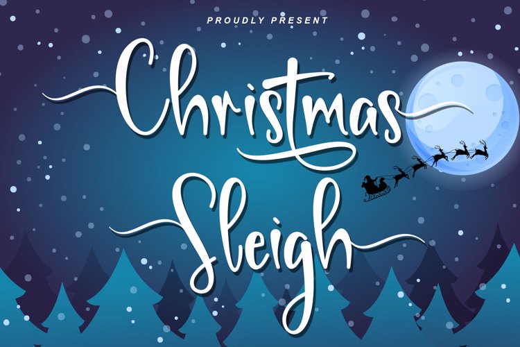 Christmas Sleigh Font