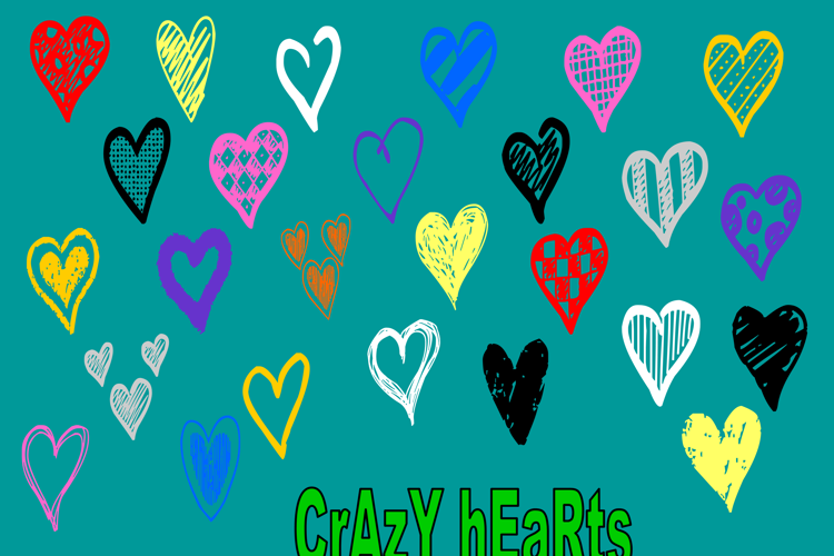 Crazy Hearts Font