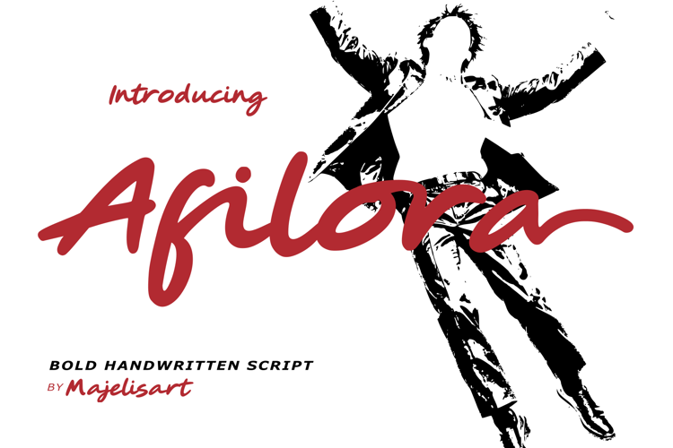 Preview of Afilora Font