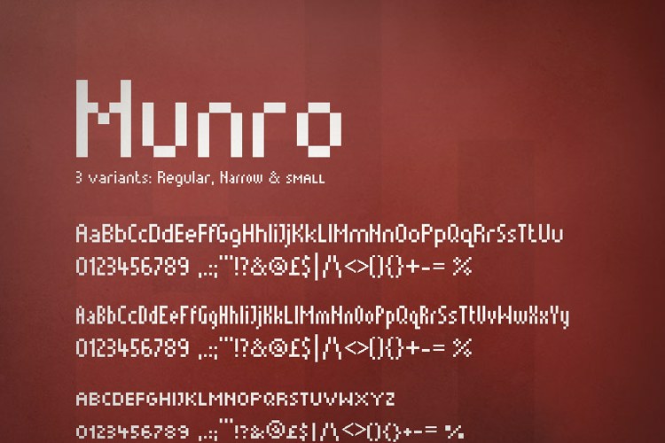 Munro Font