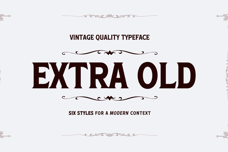 Extra Old Font
