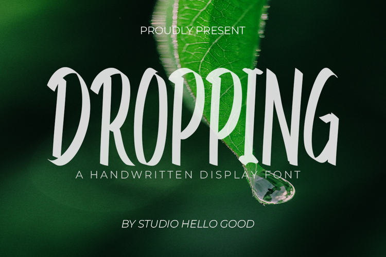 DROPPING Font